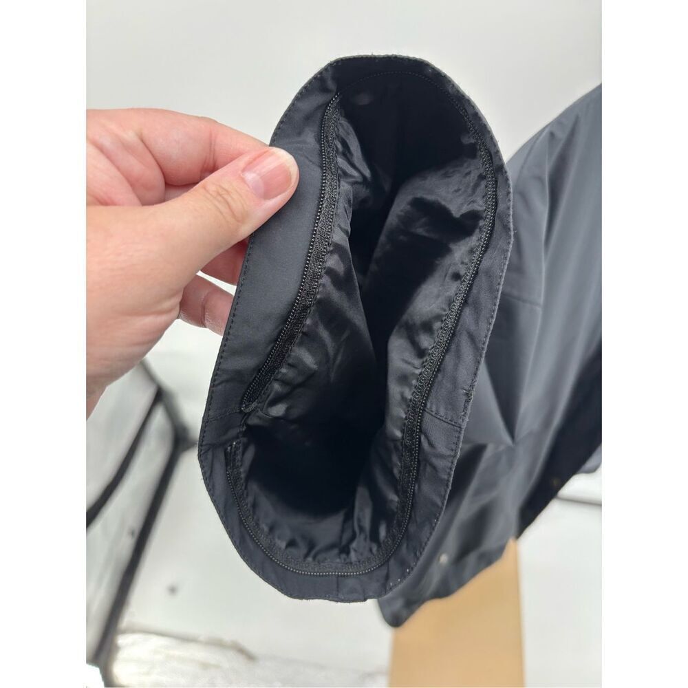 FootJoy DryJoys Black Full Zip Windbreaker Rain Jacket Golf Mens Size L - Picture 10 of 13